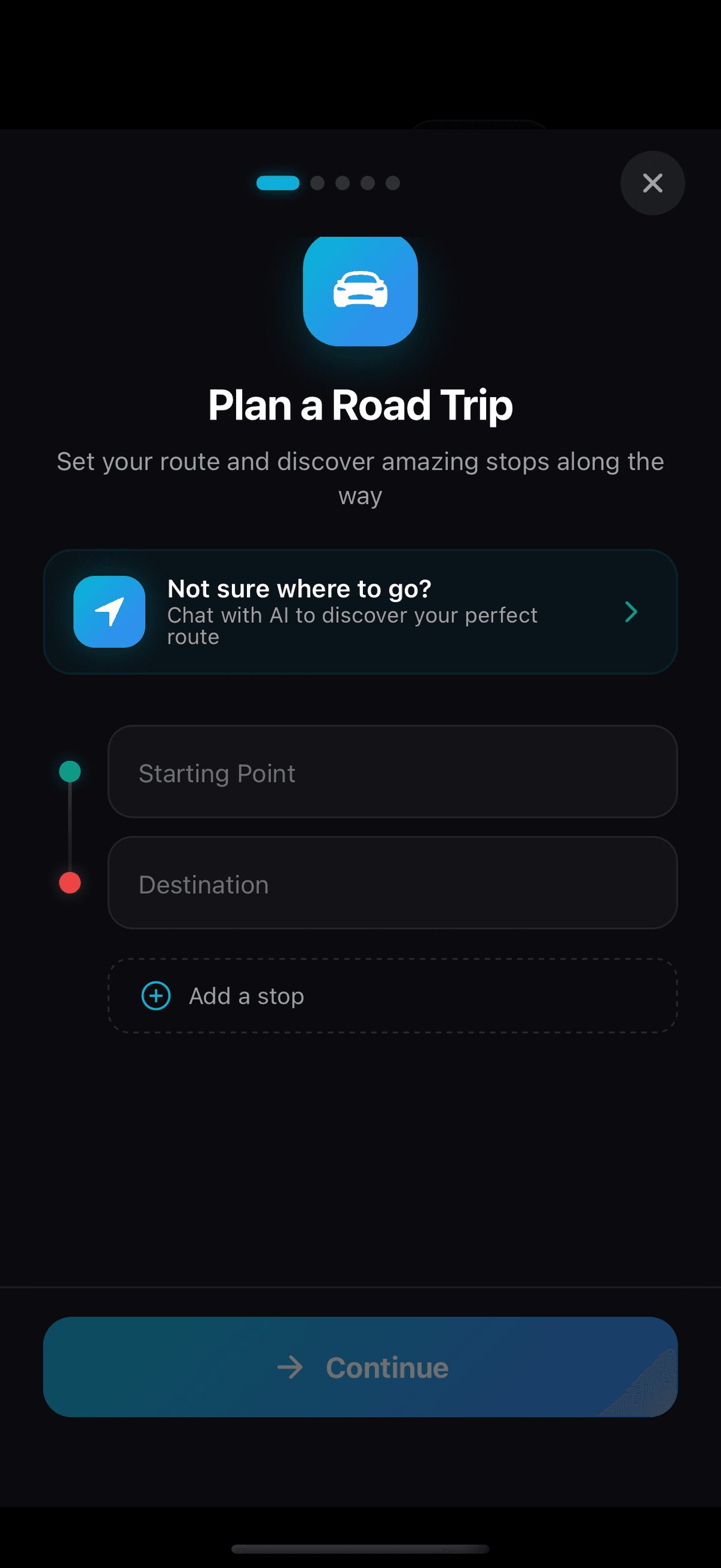 Plan Florida Keys road trip in Tourific app